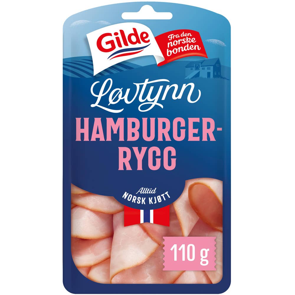 Gilde Hamburgerrygg Løvtynn
