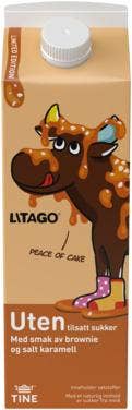 Tine Litago Brownie Salt Karamell Uten Tilsatt Sukker