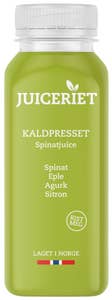 Juiceriet Kaldpresset Spinatjuice Epler, spinat, agurk, sitron