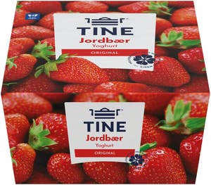 TINE Yoghurt jordbær 4x150g