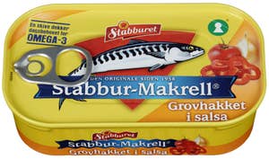 Stabburet Stabbur-Makrell Grovhakket i salsa