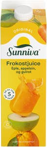 Sunniva Original Frokostjuice Eple, appelsin og gulrot