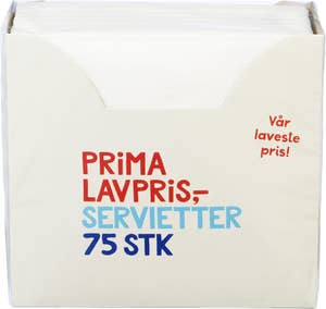 Prima Lavpris Servietter bordpakning