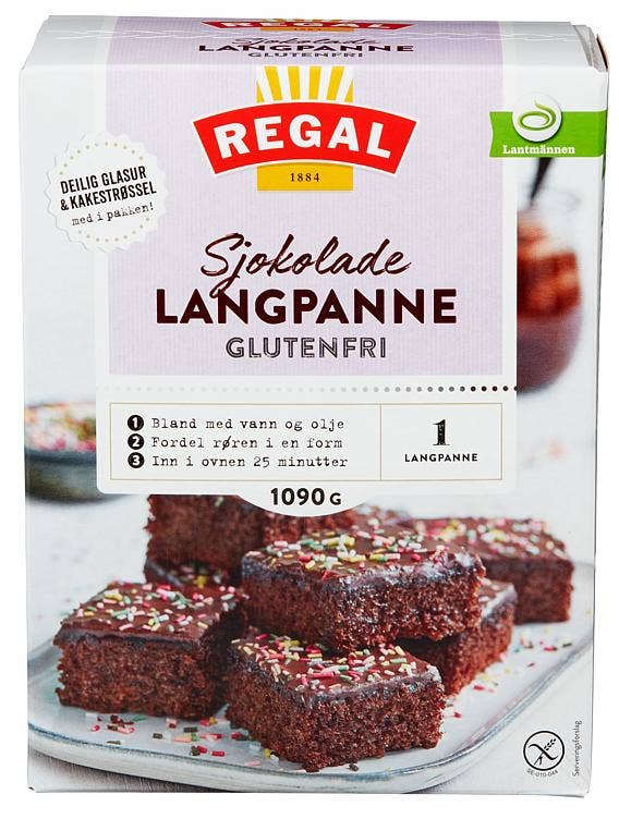 Regal Langpanne Sjokoladekake Glutenfri