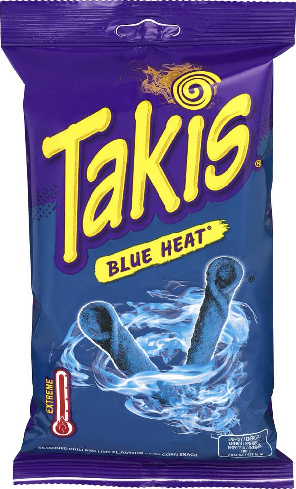 Takis Blue heat