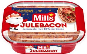 Mills Julebacon Julepostei med bacon
