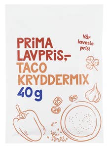 Prima Lavpris Taco Spice Mix Mild
