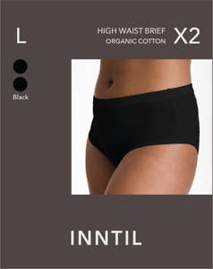 Inntil High Waist Truse Sort, str. L