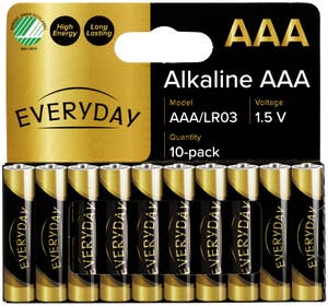 Everyday Batterier AAA/LR03 Alkaliske