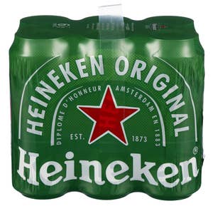 Heineken Boks 0,5l x 6 stk