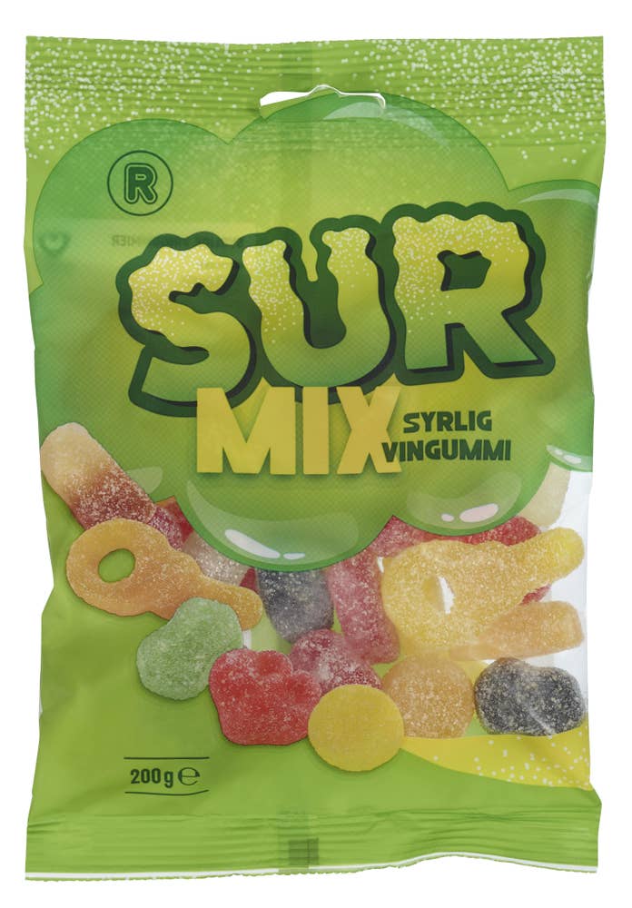 R Sur Mix Vingummi