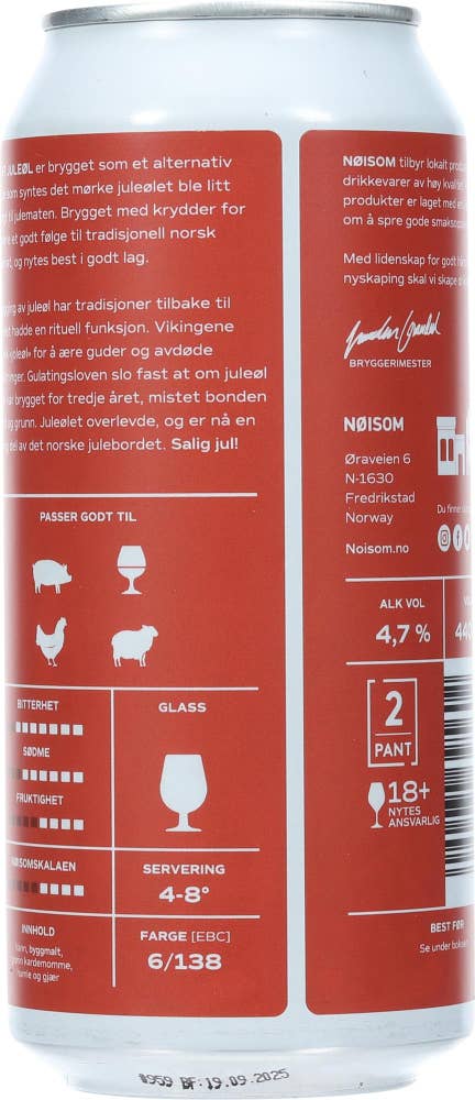 Nøisom Lyst juleøl