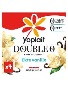 Yoplait 00% Vanilje, 4x125g