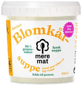 Mere Mat Suppe med blomkål, nepe og persillerot
