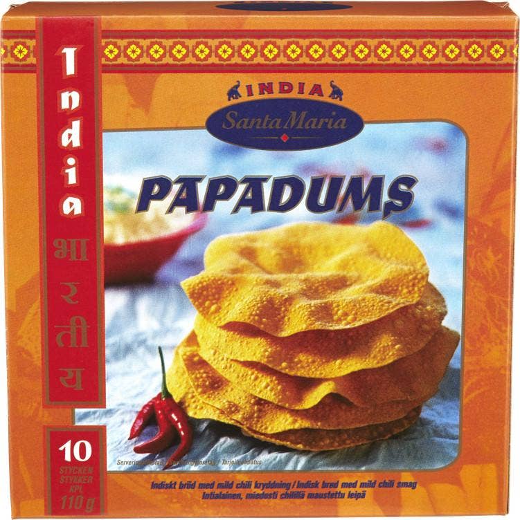 Santa Maria Papadums