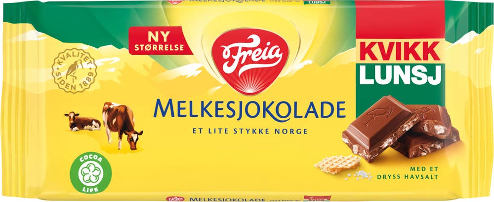 FREIA Kvikk Lunsj melkesjokolade