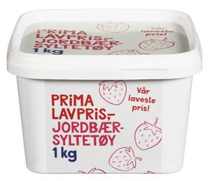 Prima Lavpris Jordbærsyltetøy