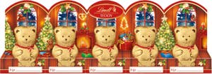 Lindt Teddy Mini Sjokoladebamse 5 stk
