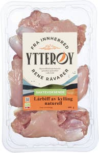 Ytterøy Lårbiff av kylling naturell Saktevoksende kylling