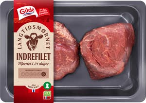 Gilde Langtidsmørnet indrefilet av storfe