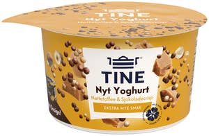 TINE Nyt duo yoghurt Nøttetoffee og sjokoladecrisp