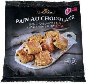 Bakeverket Pain au chocolate 8 stk