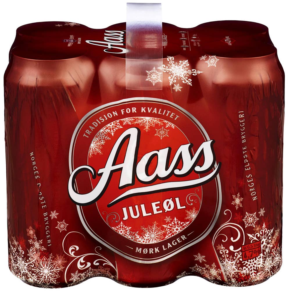Aass Bryggeri Aass Juleøl 6 x 0,5L