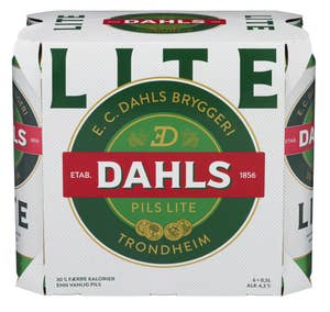 Dahls Pils Lite 6 x 0,33 l