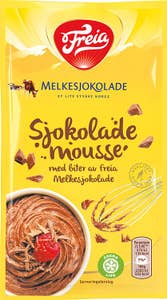 FREIA Sjokolademousse Med biter av Freia melkesjokolade