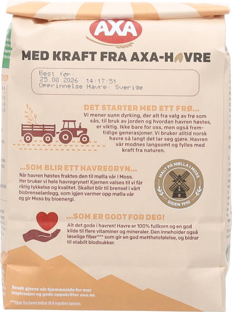 AXA Havregryn protein