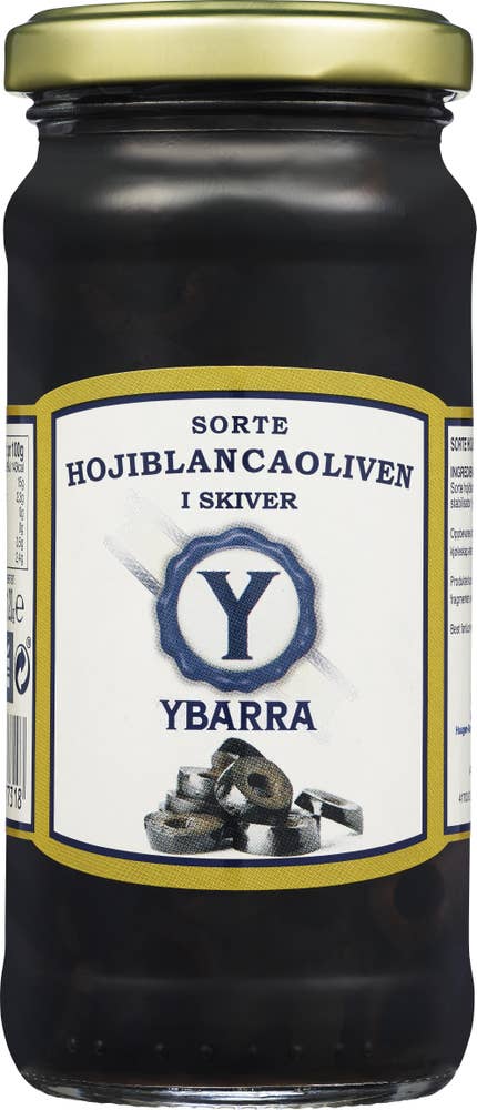 Ybarra Sorte Hojiblancaoliven i skiver