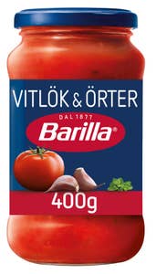 Barilla Pastasaus hvitløk og urter
