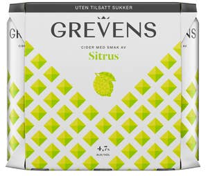 Grevens Cider Sitrus 6 x 0,5L