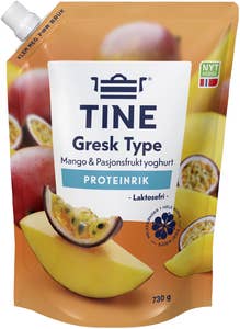 TINE Yoghurt gresk type Mango og pasjonsfrukt