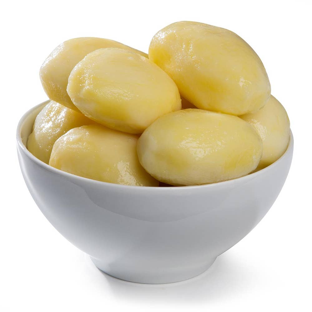 Ferdigkokte poteter uten skall Norge