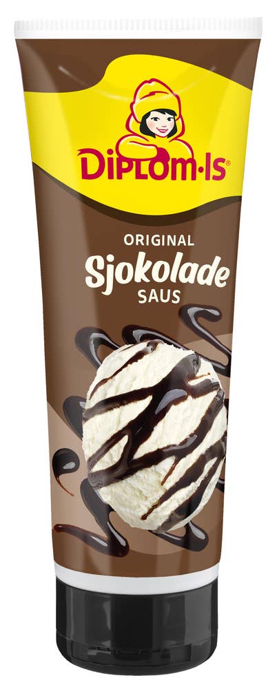 Diplom-Is Sjokoladesaus