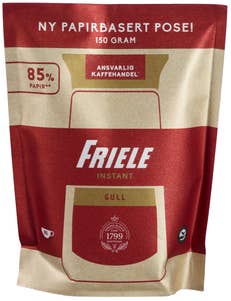 Friele Instant Gull refil Pulverkaffe
