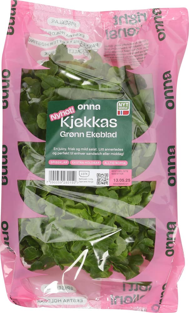 Onna Kjekkas grønn ekeblad Norge