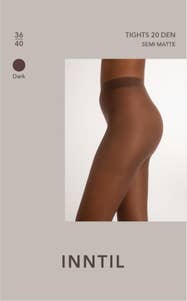 Inntil Strømpebukse 20 DEN Mørk, str. 36-40, semi-matt