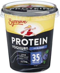 Synnøve Finden Proteinyoghurt blåbær