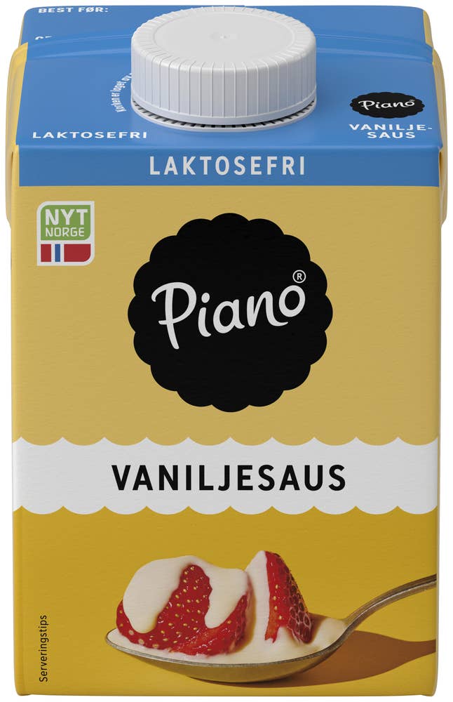 TINE Piano laktosefri vaniljesaus