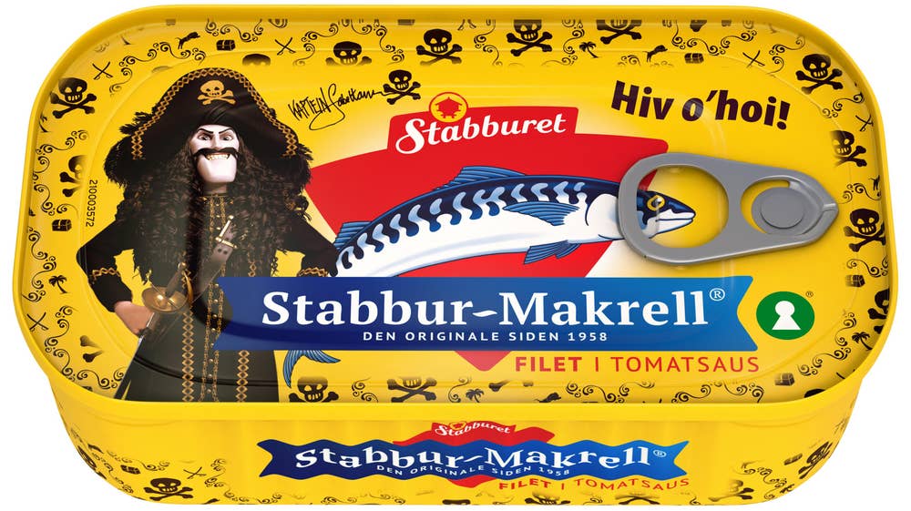 Stabburet Stabbur-Makrell Filet i tomatsaus