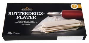 Bakeverket Butterdeigsplater 6stk