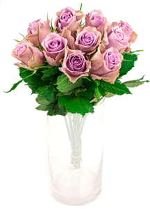 FreshFlowers Nightingale roser lilla 50cm