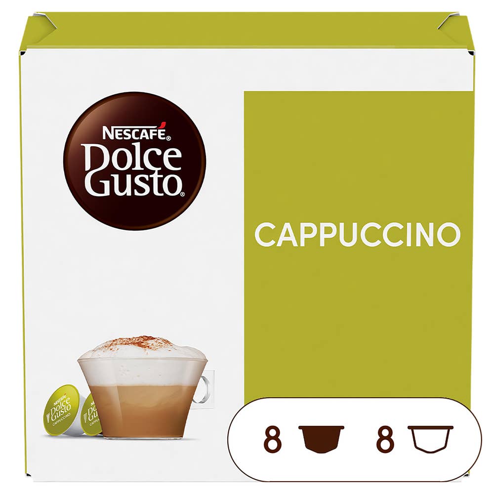 Nescafé Dolce Gusto Cappuccino 8+8 kapsler