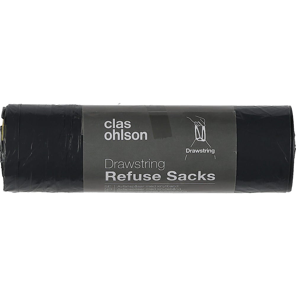 Clas Ohlson Avfallsposer Med knyting 40L