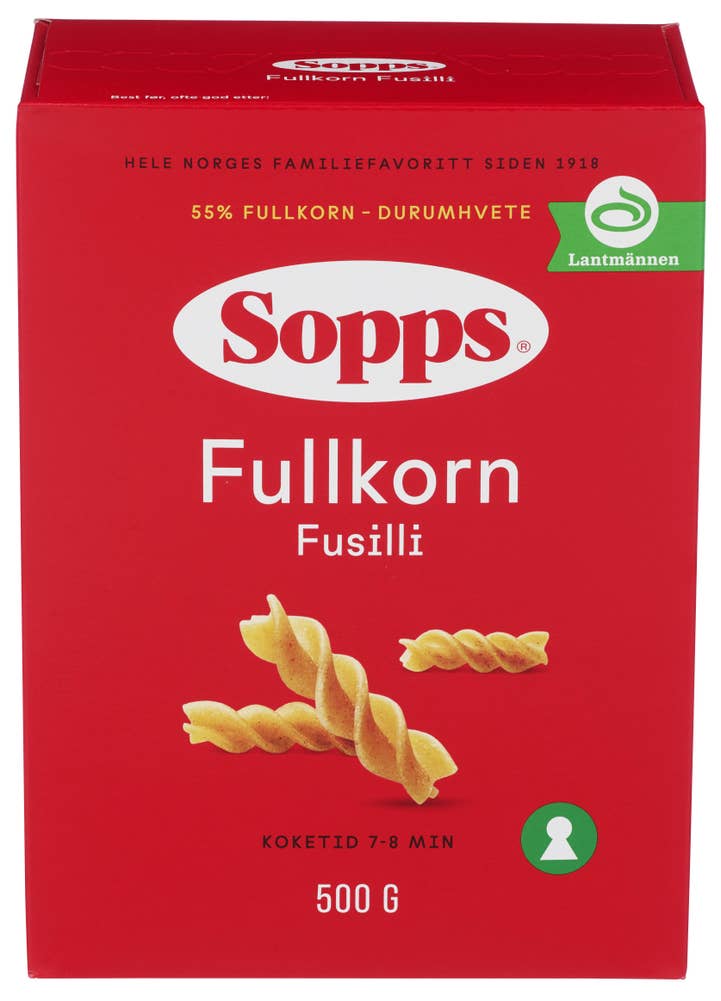 Sopps Fusilli fullkorn