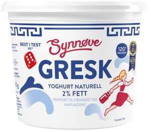 Synnøve Gresk yoghurt Naturell
