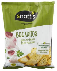 Snatt's Brødsnacks Hvitløk og Persille