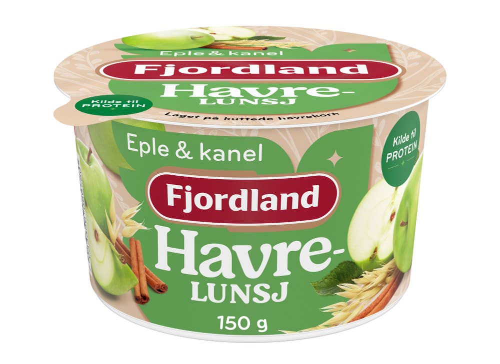 Fjordland Havrelunsj Med eple og kanel